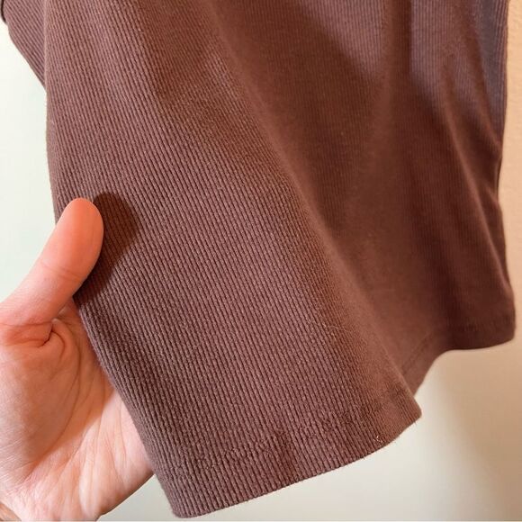 ✨ Old Navy French Roast Brown Racerback Tank Top Small - Picture 6 of 10